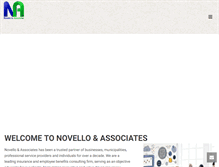 Tablet Screenshot of novelloandassociates.com